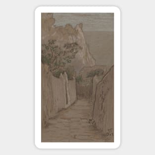 Capri by Elihu Vedder Magnet